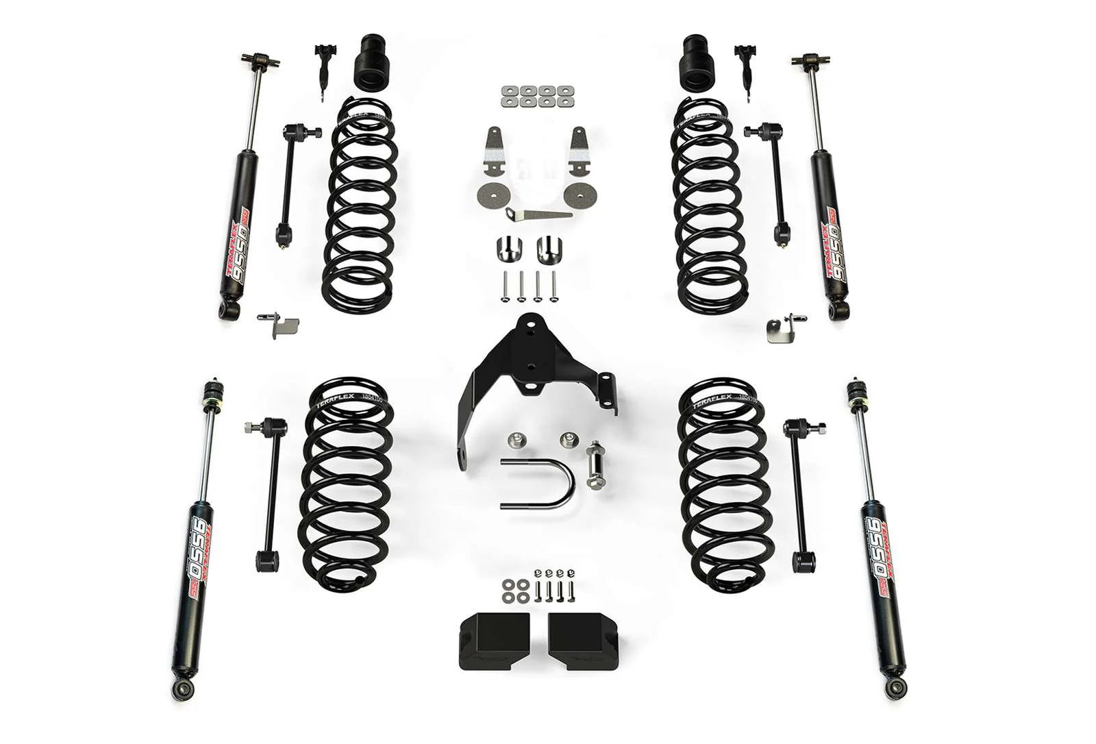 Teraflex 3" Lift Kit w/ 9550 VSS Twin Tube Shocks for 2007-2018 Jeep Wrangler JK 4WD