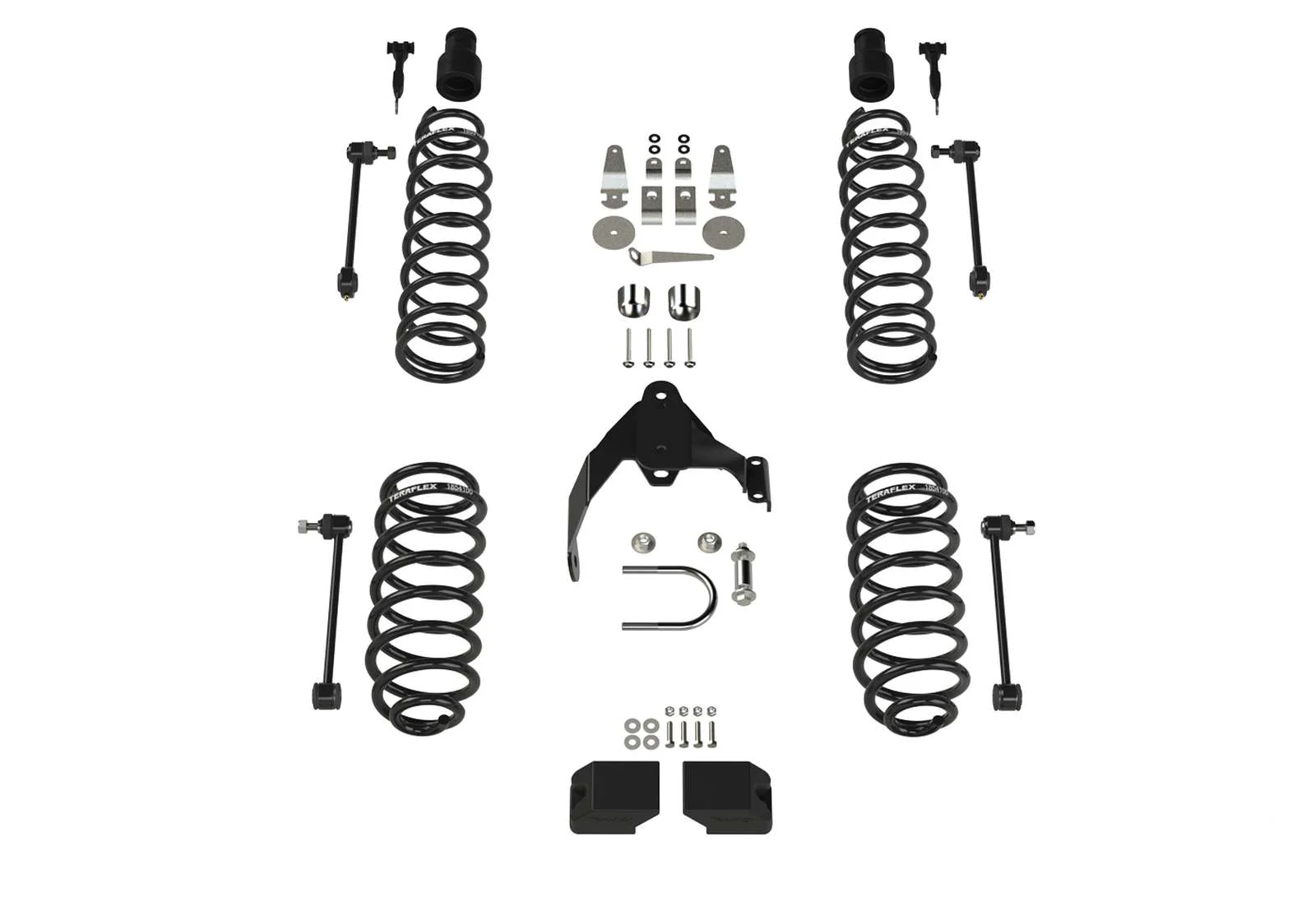 Teraflex 3" Lift Kit w/ 9550 VSS Twin Tube Shocks for 2007-2018 Jeep Wrangler JK 4WD - Image 2