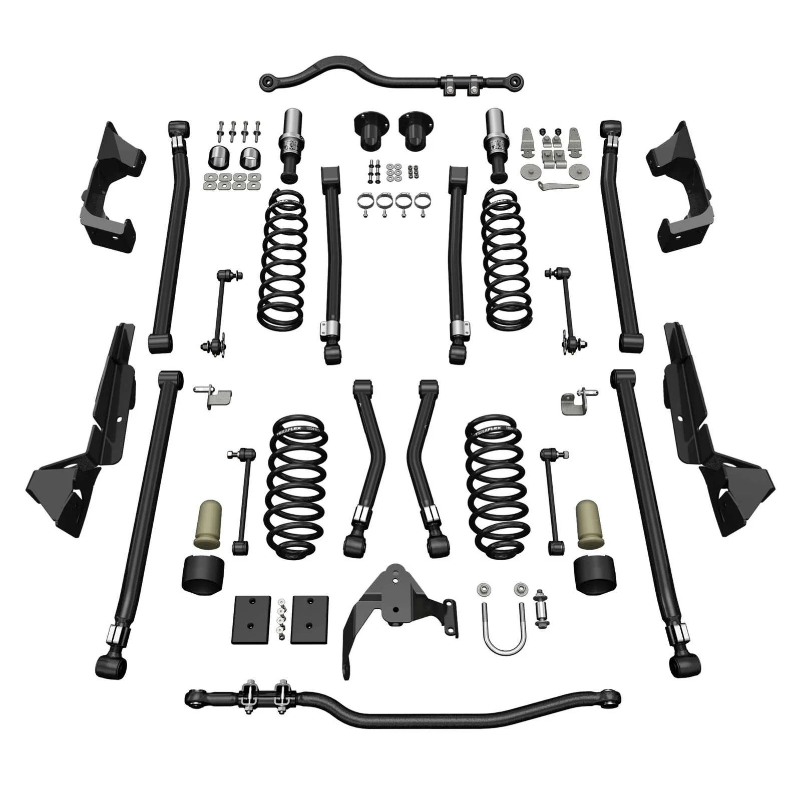 Teraflex 4" CT4 Suspension System Kit for 2007-2018 Jeep Wrangler JK 4WD