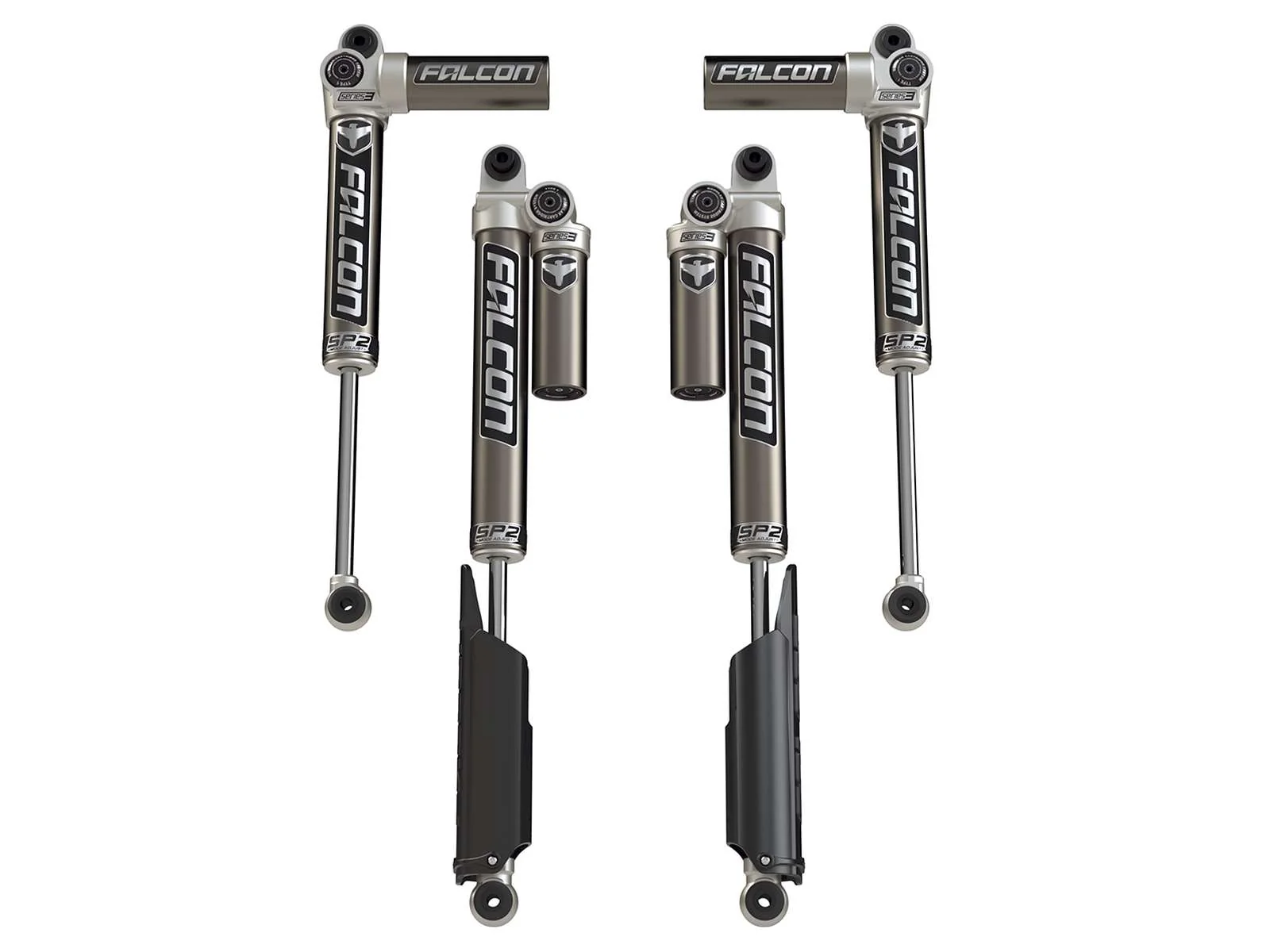 Teraflex Falcon SP2 3.1 Piggyback Shocks Set for 2018-2024 Jeep Wrangler JL 4WD